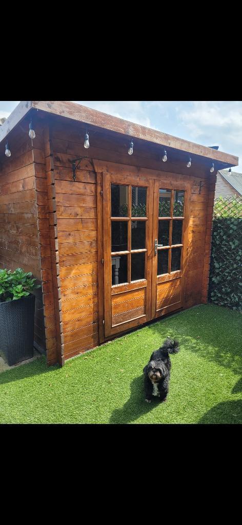 Blokhut 3x3x3, Tuin en Terras, Overige Tuin en Terras, Gebruikt, Ophalen