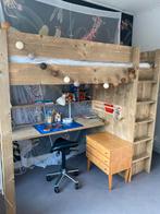 Steigerhouten hoogslaper, Ophalen, Zo goed als nieuw, Hoogslaper