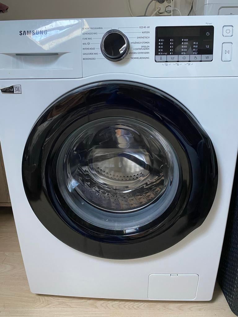 Wasmachine Samsung WW80TA049AE, Witgoed en Apparatuur, Wasmachines, Ophalen, 1200 tot 1600 toeren, 8 tot 10 kg, Zo goed als nieuw