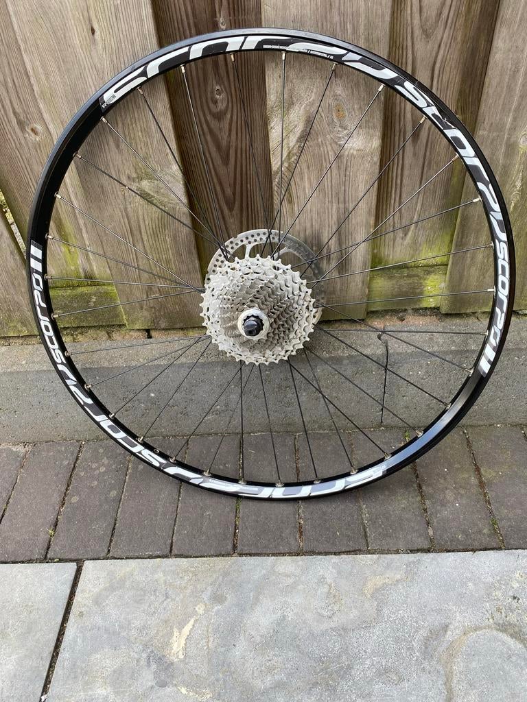 SCOTT Syncros XR2.5 Wiel met Cassette en schijfrem, Ophalen of Verzenden, Gebruikt