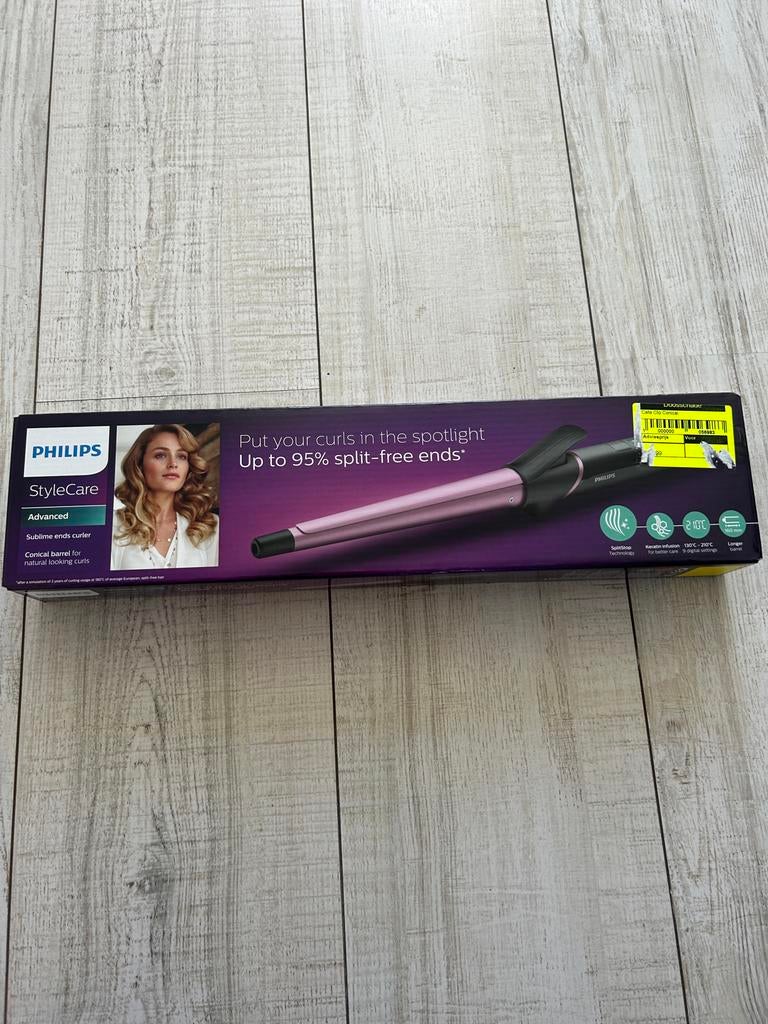 Philips StyleCare Advanced Sublime Ends Krultang, Ophalen of Verzenden, Zo goed als nieuw, Krultang of Stijltang