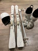 Complete ski-set: ski's, schoenen, stokken en helm, Sport en Fitness, Skiën en Langlaufen, 140 tot 160 cm, Gebruikt, Carve, Skiën