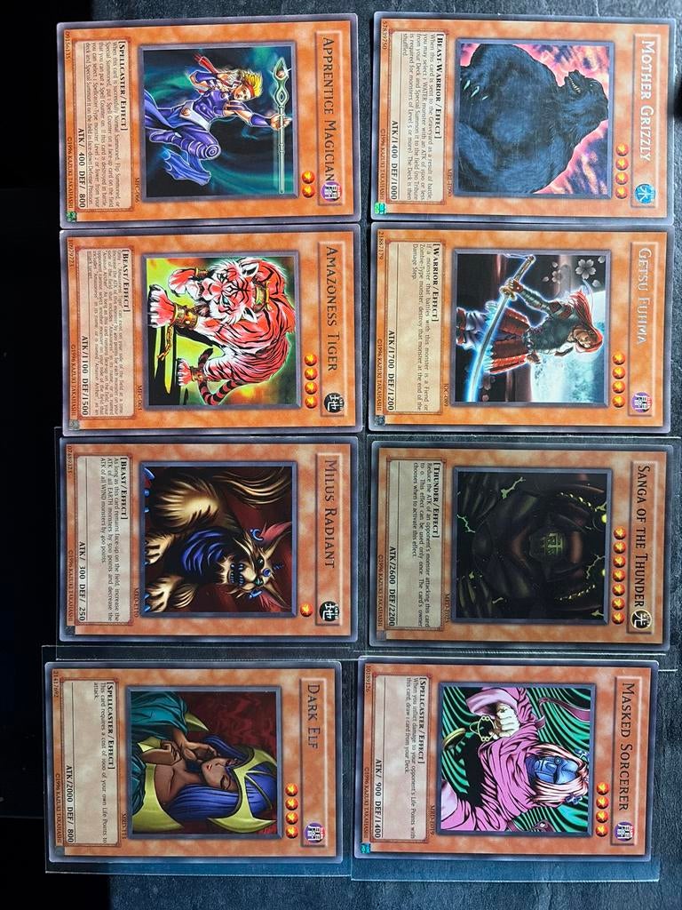 Yu-Gi-Oh! Kaarten Collectie - 8 Zeldzame Effect Monsters, Ophalen of Verzenden, Gebruikt, Meerdere kaarten
