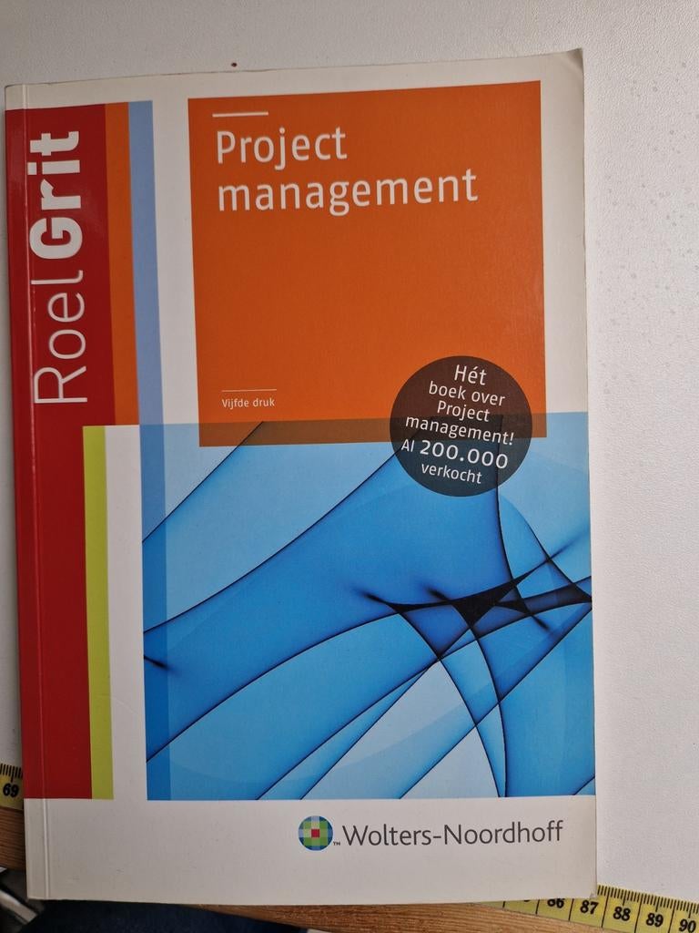 Project management - Roel Grit (Vijfde druk), Boeken, Gelezen, Roel Grit, Gamma, HBO