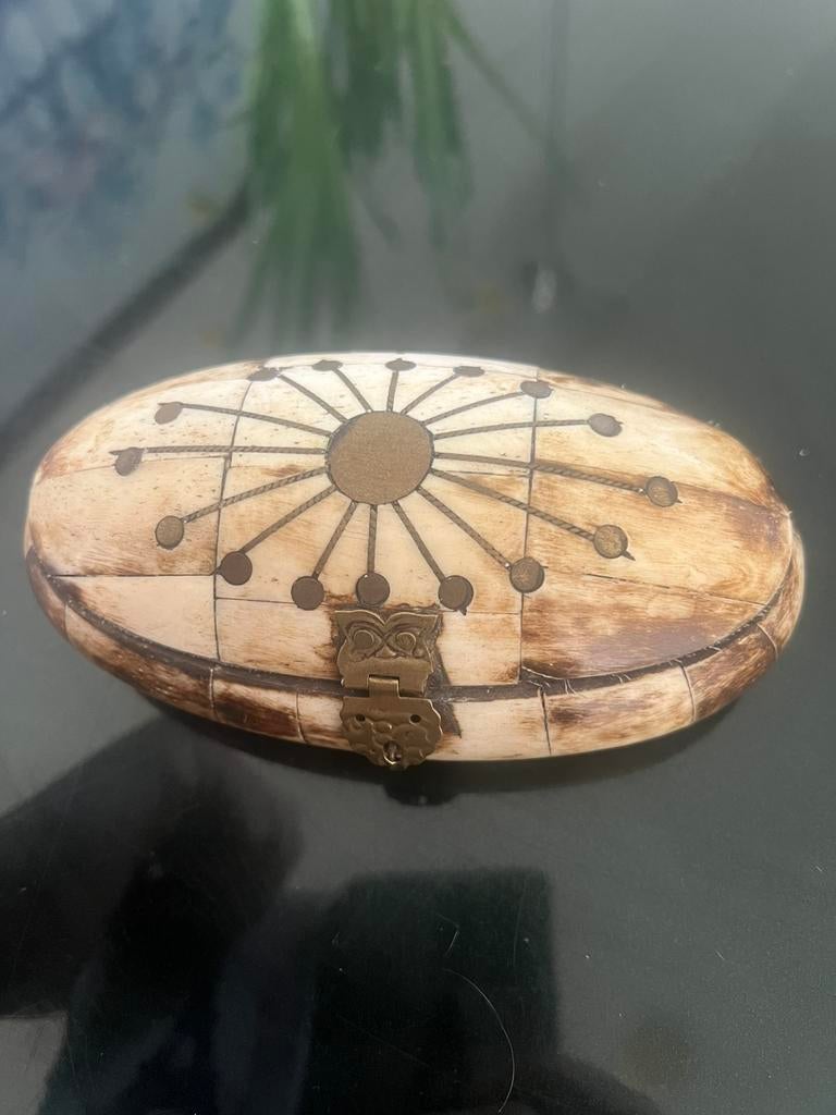 Antiek sieraden doosje, Ophalen of Verzenden, Overige materialen, Overige typen