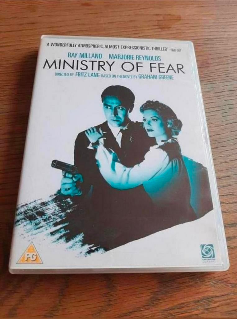 Ministry of Fear 1944 klassieker op dvd., Vanaf 16 jaar, Drama, Ophalen of Verzenden, Zo goed als nieuw