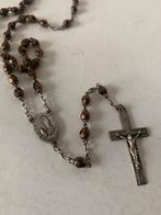 Mooie Lourdes rozenkrans met glanssteentjes, Verzamelen, Ophalen of Verzenden, Zo goed als nieuw