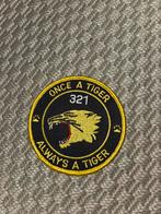 321 Squadron 'Once a Tiger Always a Tiger' Patch, Verzamelen, Ophalen of Verzenden