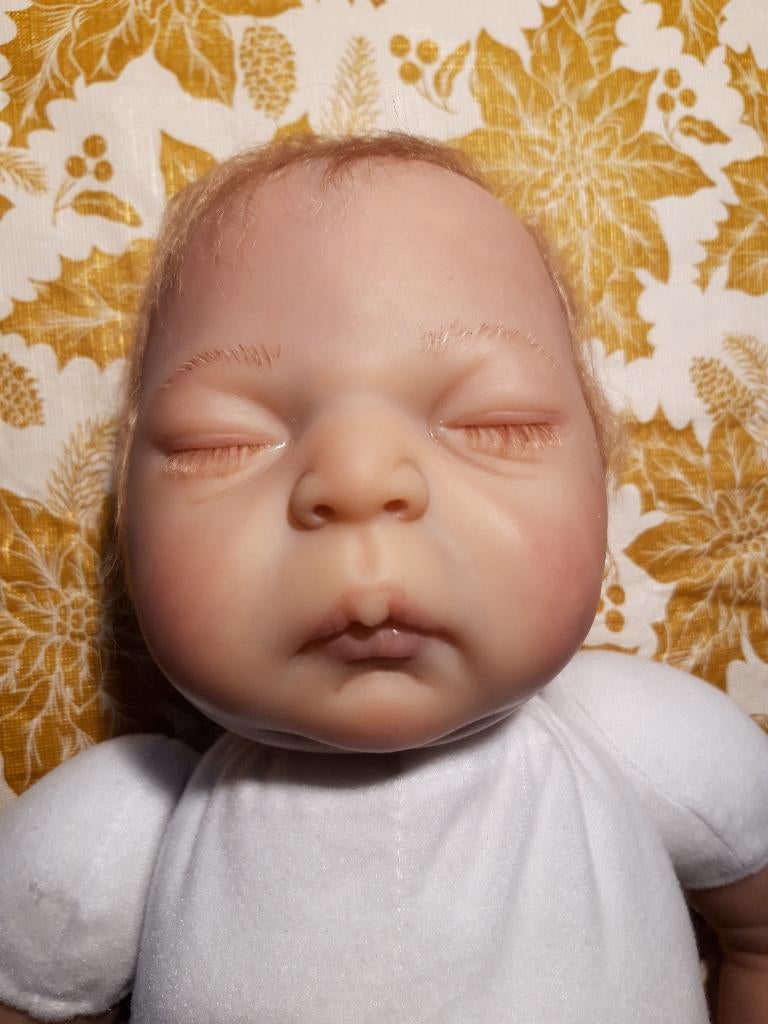 Reborn meisje, Verzamelen, Ophalen of Verzenden, Zo goed als nieuw, Pop, Levensecht of Reborn