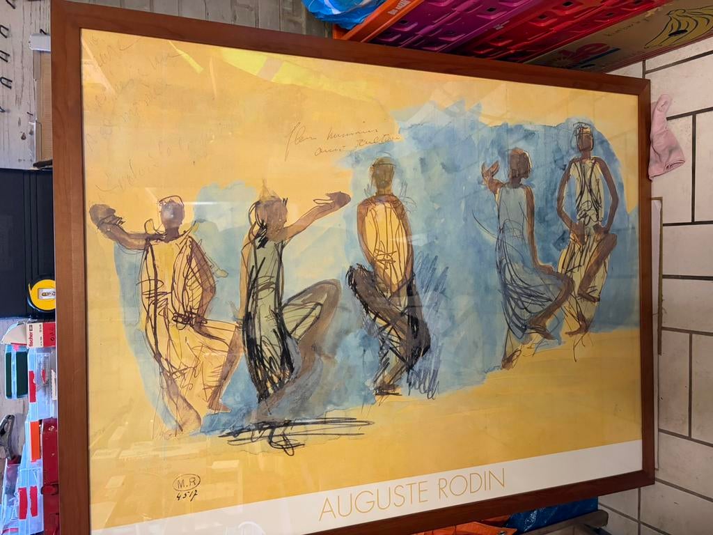 Leuk schilderij dansen mensen, Ophalen of Verzenden