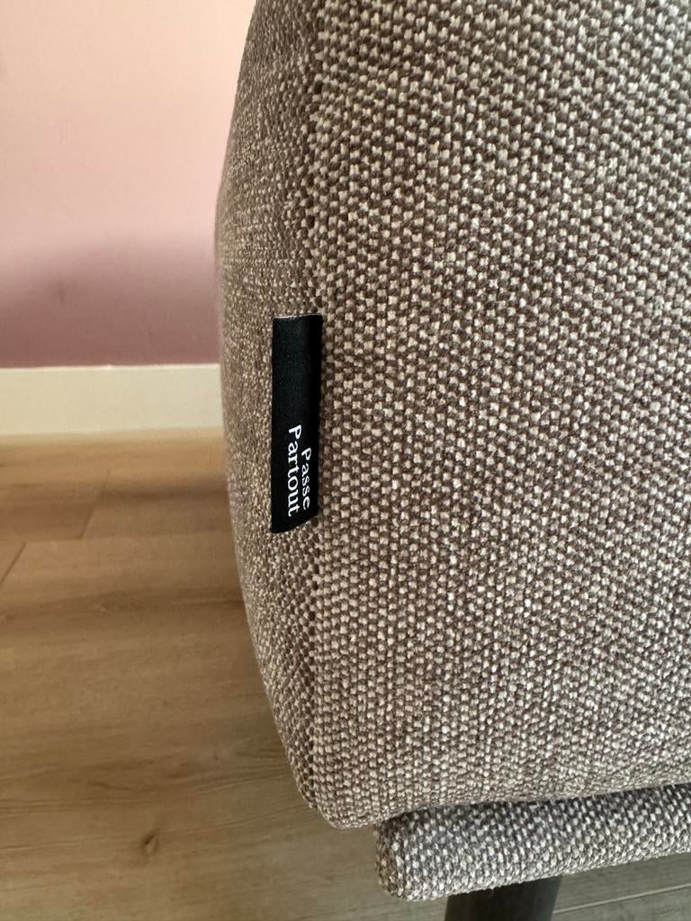 Passe Partout poef cappucino, Ophalen, Gebruikt, Vierkant, 75 tot 100 cm