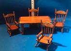 Miniatuur Eetkamer Set - poppenhuis, Ophalen of Verzenden, Poppenhuis