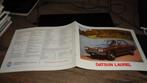 Folder DATSUN LAUREL  ,  7-1978, Verzenden, Zo goed als nieuw, Overige merken