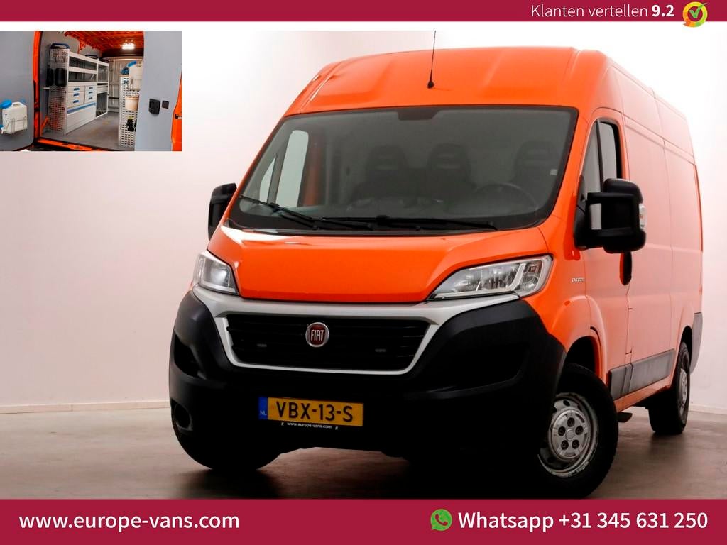 Fiat Ducato 2.3 MultiJet 130pk L2H2 Airco/Navi/Inrichting 09, Auto's, Bestelauto's, Voorwielaandrijving, Gebruikt, Euro 6, 2500 kg