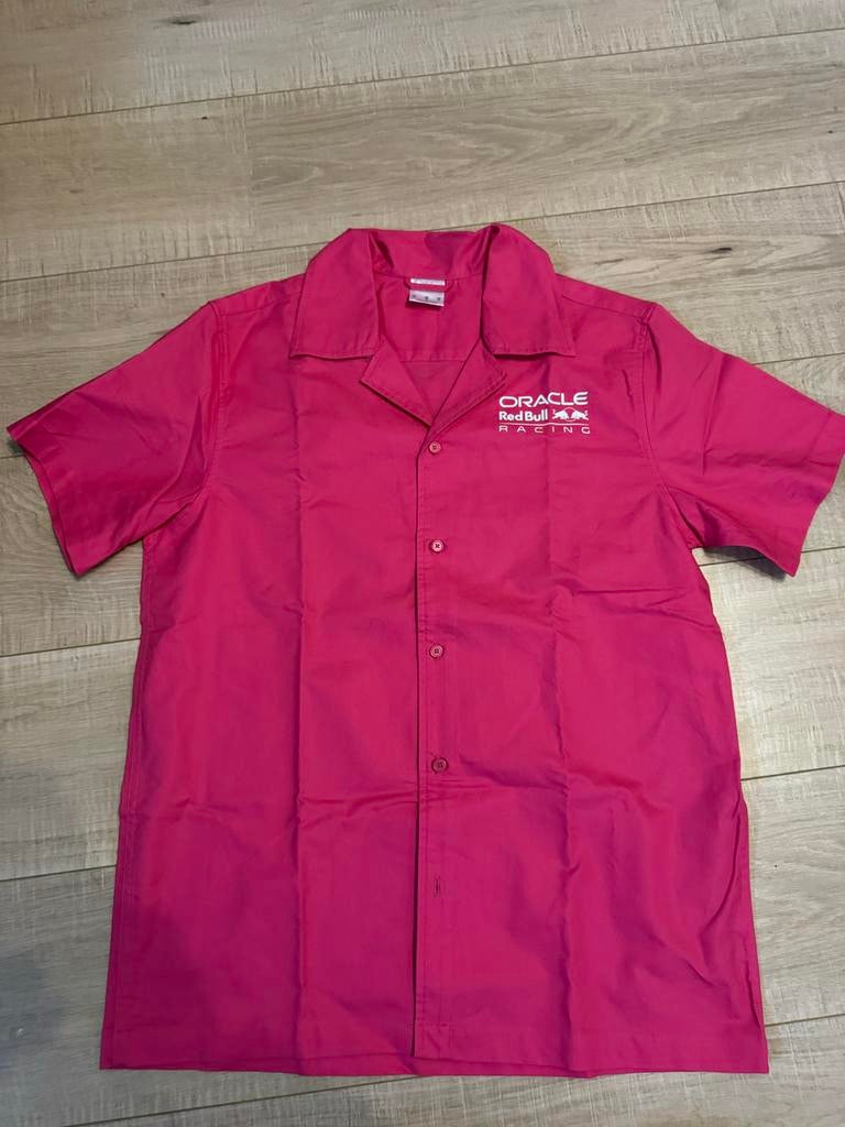 Red Bull Racing Miami Special Edition Polo Maat M, Ophalen of Verzenden, Zo goed als nieuw, Maat 48/50 (M), Roze