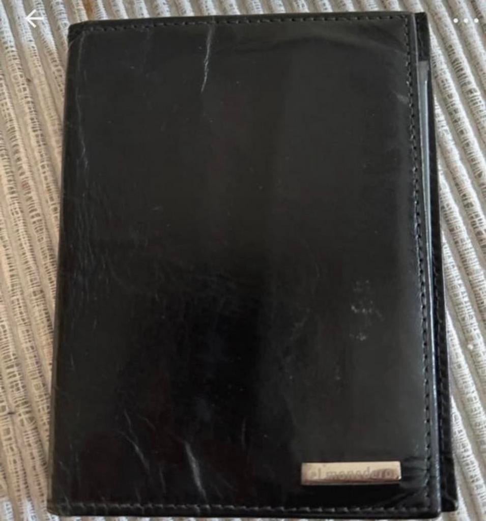 Zwart portemonnee voor pasjes en muntgeld, Ophalen of Verzenden, Gebruikt, Zwart, Overige merken