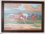 schilderij met paarden, Ophalen, 50 tot 75 cm, Schilderij, 50 tot 75 cm