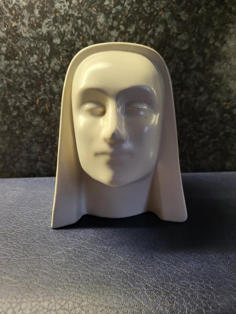 Amp Smit Gouda plateel beeld zuid holland art deco, Ophalen of Verzenden