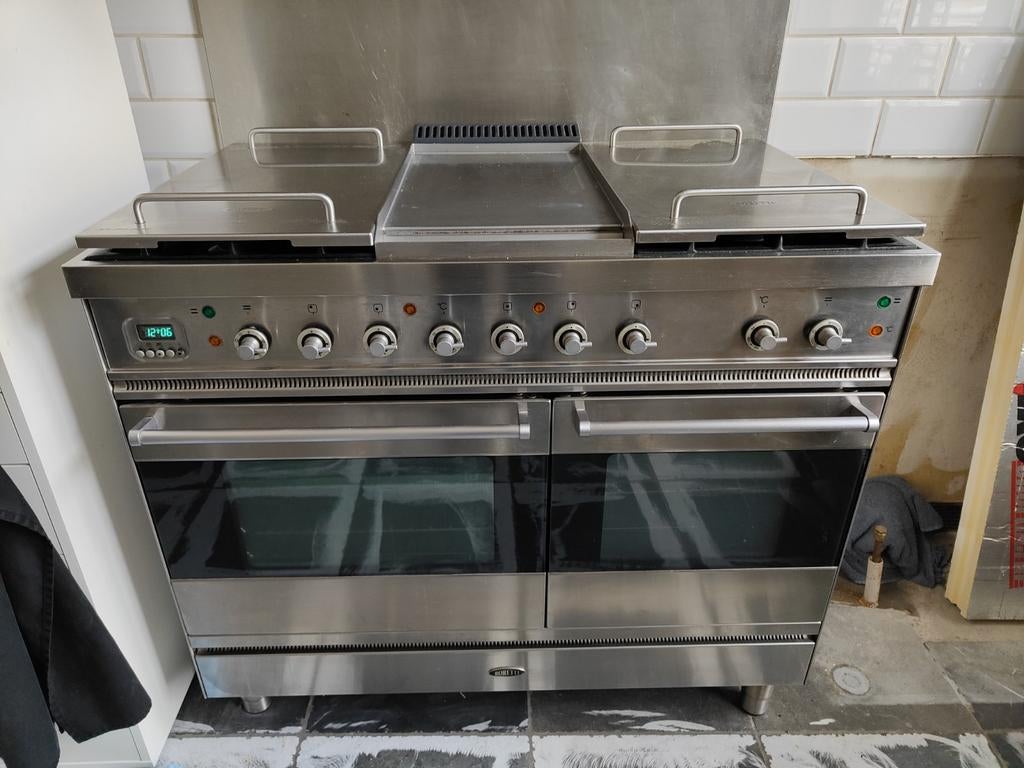 Boretti Fornuis met Grillplaat, Witgoed en Apparatuur, Fornuizen, Ophalen, Gebruikt, 60 cm of meer, Gas