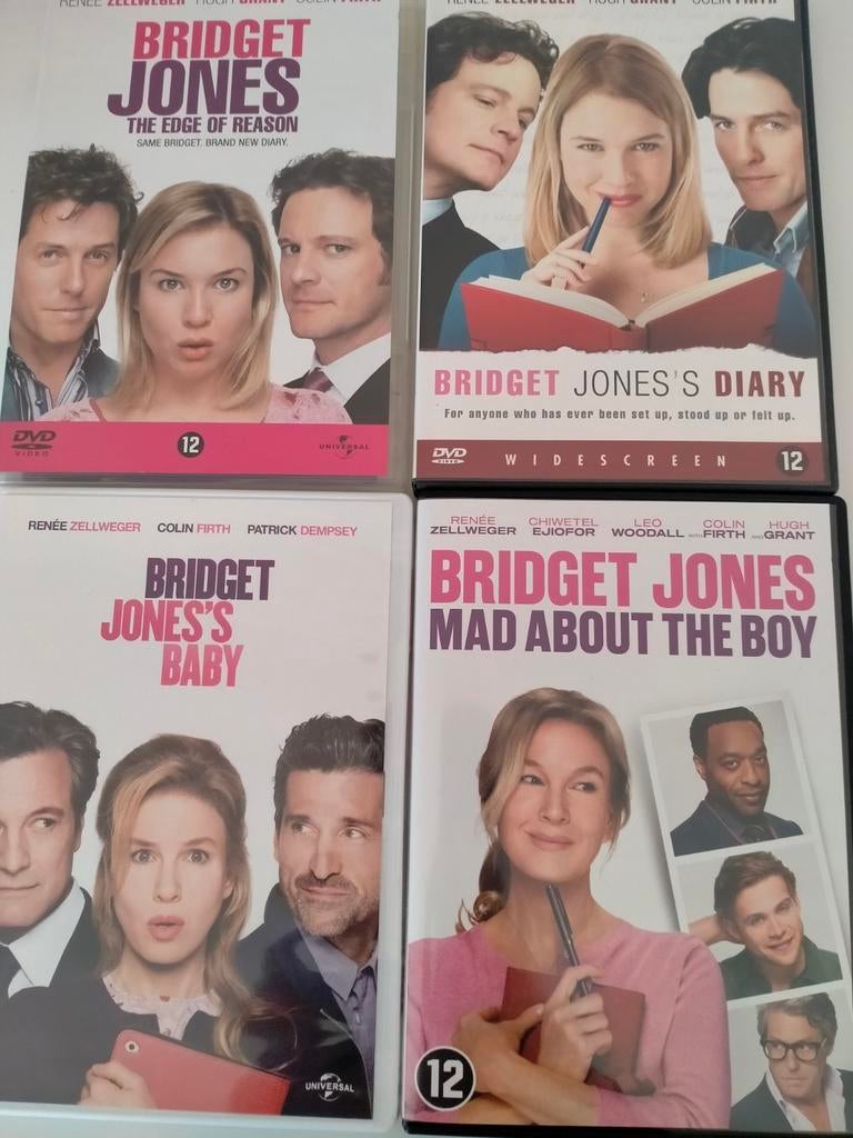 Bridget Jones Collectie: 4 Films op DVD, Gebruikt, Ophalen of Verzenden, Vanaf 12 jaar, Romantische komedie