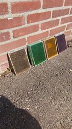 Gekleurd glas in lood 18st., Ophalen of Verzenden, Zo goed als nieuw, Glas in lood, Minder dan 80 cm