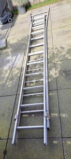 Aluminium ladder, Ophalen, Zo goed als nieuw, Ladder, Opvouwbaar of Inschuifbaar