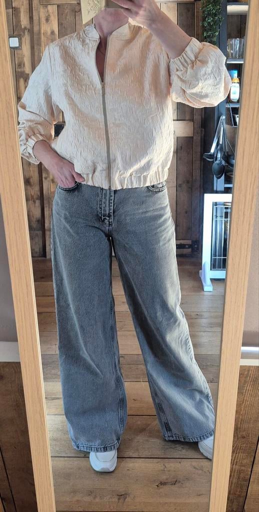 Super leuk bomber jacket van andcowoman maat S, Beige, &Co Woman, Nieuw, Ophalen of Verzenden