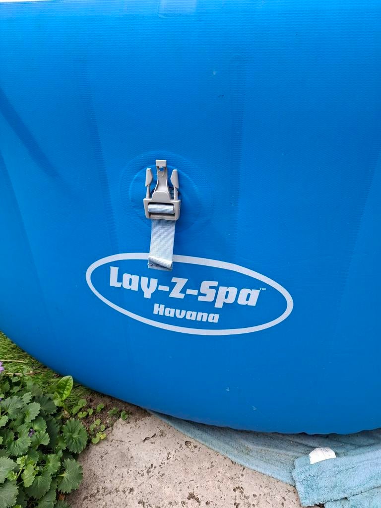Lay-Z-Spa Havana Jacuzzi - Werkt perfect, geen lekkages, Tuin en Terras, Bubbelbaden en Hottubs, Ophalen, Gebruikt, Afdekzeil