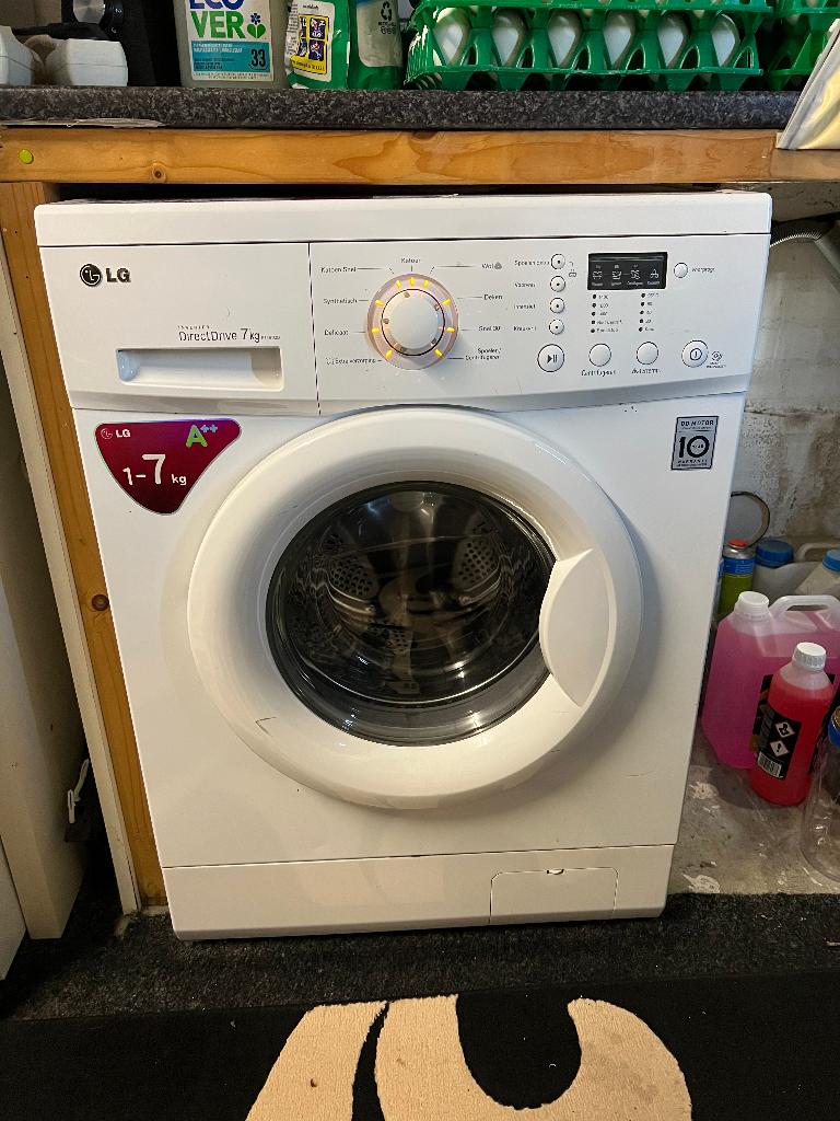 Wasmachine, Witgoed en Apparatuur, Wasmachines, Ophalen, Gebruikt, Energieklasse A of zuiniger, Voorlader