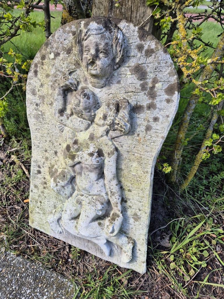 Tuinreliëf - Massief Gietbeton, Tuin en Terras, Tuinbeelden, Ophalen, Gebruikt, Beton, Overige typen