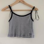 Gestreepte zwarte crop top, Pull&Bear, maat S, Zwart, Nieuw, Ophalen of Verzenden, Maat 36 (S)