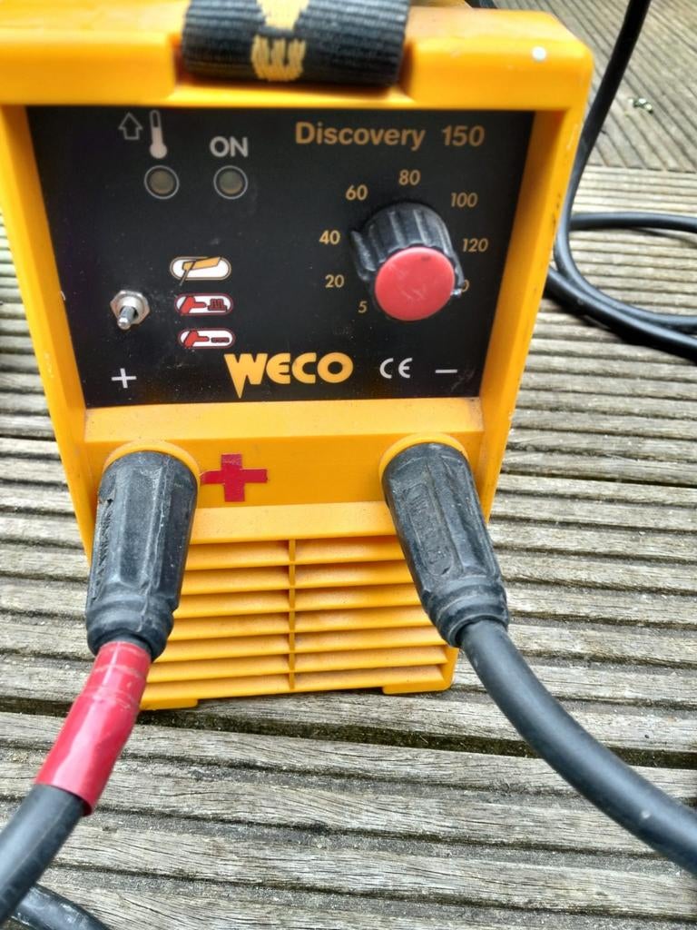 Weco lasapparaat te koop!, Ophalen, Zo goed als nieuw, Minder dan 150 ampère, Elektroden