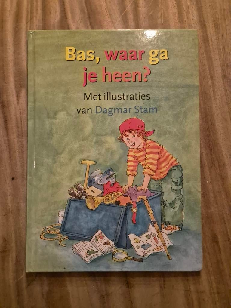Bas, waar ga je heen? Prentenboek Dagmar Stam, Boeken, Ophalen of Verzenden, Gelezen, Dagmar Stam, Prentenboek