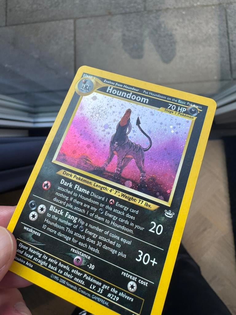 Houndoom 8/64 Neo Revelation pokemon kaart, Ophalen of Verzenden, Zo goed als nieuw