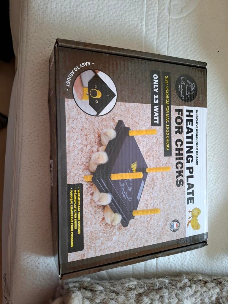 Warmteplaat 25x25cm voor broedsels tot 20 kuikens., Ophalen, Overige typen