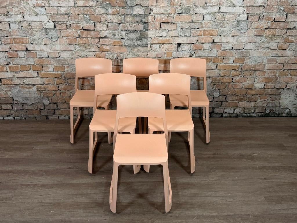 Vitra Tip Ton | Set van 6 | Roze bij TheReSales