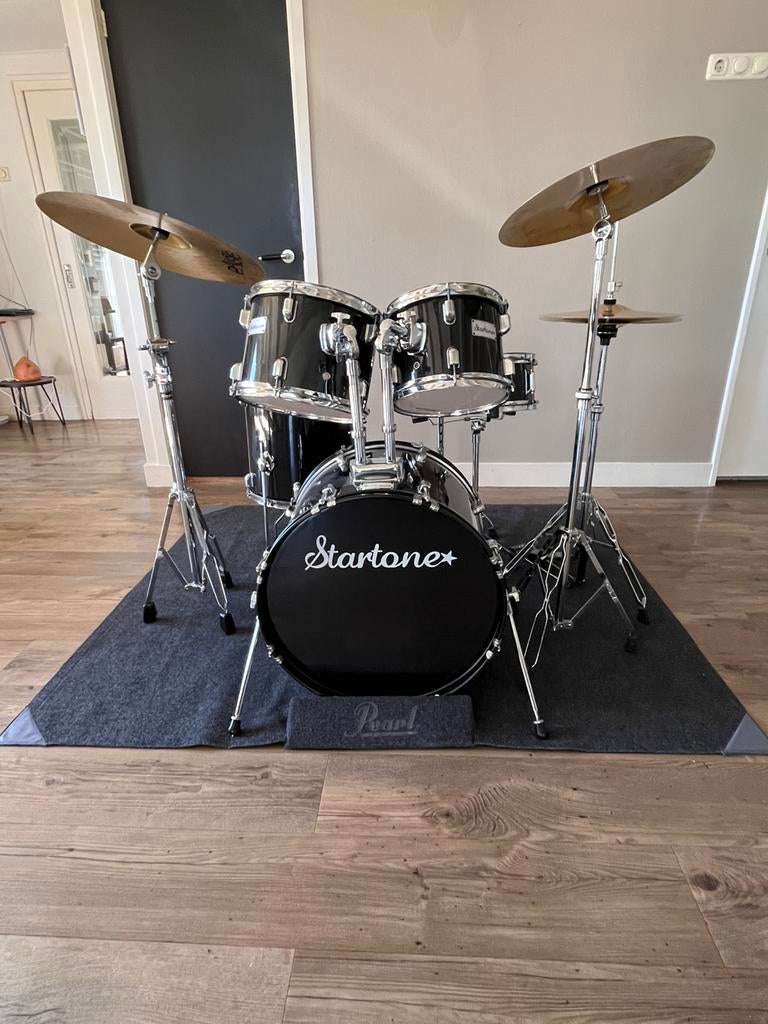 Startone Studio Drumstel Zwart, Ophalen, Zo goed als nieuw, Overige merken