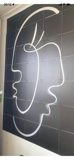 Ixxi kunst twee gezichten 100x140 schilderij, Ophalen of Verzenden