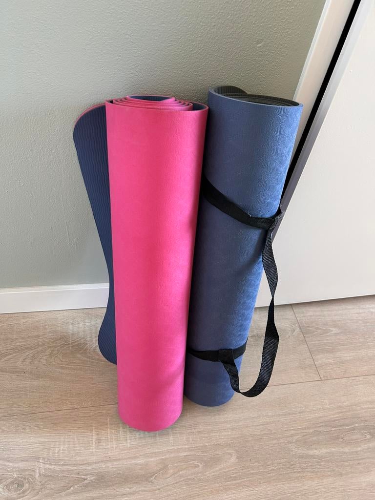 2 sportmatjes, Sport en Fitness, Yoga en Pilates, Ophalen, Zo goed als nieuw, Yogamat