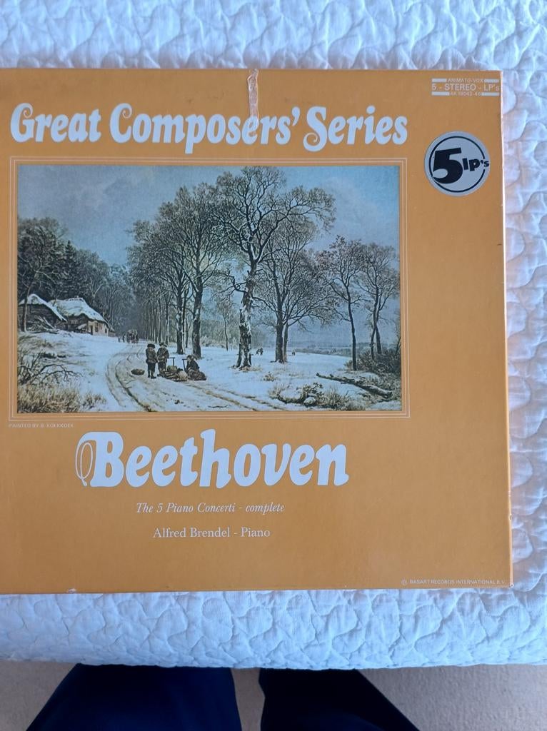 5 Lps Beethoven, Ophalen of Verzenden, Zo goed als nieuw, Orkest of Ballet, 12 inch