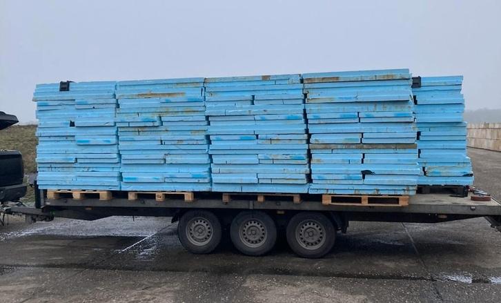 Gebruikte XPS isolatie platen met sponning van 100 mm dik, Doe-het-zelf en Verbouw, Platen en Panelen, Gebruikt, Overige materialen