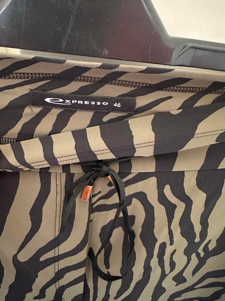 Expresso Zebraprint Broek Maat 46, Kleding | Dames, Broeken en Pantalons, Maat 46/48 (XL) of groter, Ophalen of Verzenden, Lang