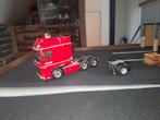 Daf xf nooteboom met aanhaakas, Hobby en Vrije tijd, Modelauto's | 1:50, Ophalen of Verzenden, Nieuw, Bus of Vrachtwagen, Wsi