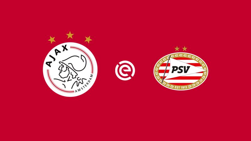 2 tickets Ajax - PSV 1ste ring Zuid H (F-side), Tickets en Kaartjes, Losse kaart, Twee personen, Mei