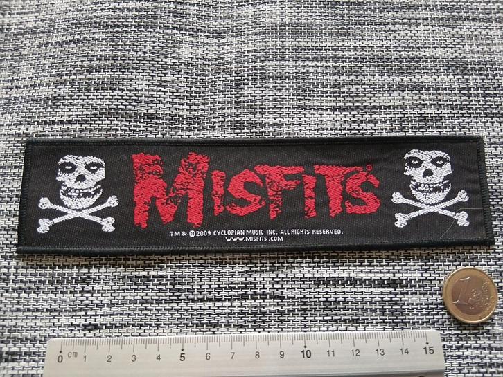 Misfits vrij leuke 2009 strip patch 65 nieuw 5 x 20 cm, Verzamelen, Muziek, Artiesten en Beroemdheden, Nieuw, Kleding, Verzenden
