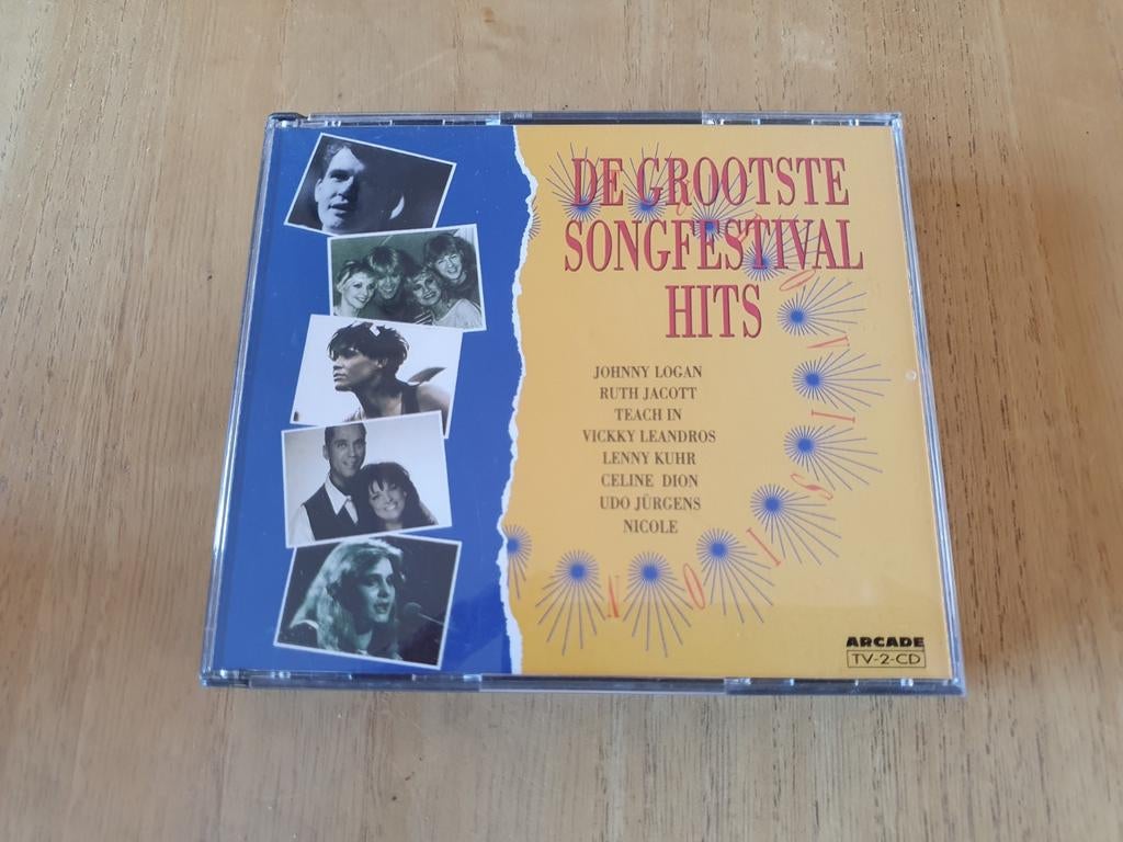 De Grootste Songfestival Hits 2 CD, Cd's en Dvd's, Cd's | Verzamelalbums, Ophalen of Verzenden, Zo goed als nieuw, Nederlandstalig