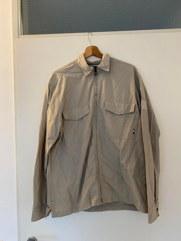 Tommy Hilfiger zomerjas beige maat L, Ophalen of Verzenden, Zo goed als nieuw