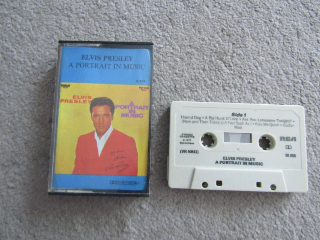 Cassette: Elvis Presley - A portrait in music, Gebruikt, 1 bandje, Ophalen of Verzenden, Origineel
