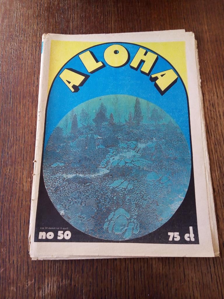 aloha nr.50 uit 1971willem holtrop strip, Boeken, Ophalen of Verzenden, Gelezen, Muziek, Film of Tv