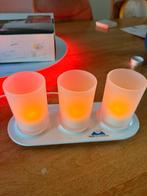 Philips oplaadbare theelichtjes - Veilig en sfeervol, Kunststof, Gebruikt, Wit, Ophalen of Verzenden